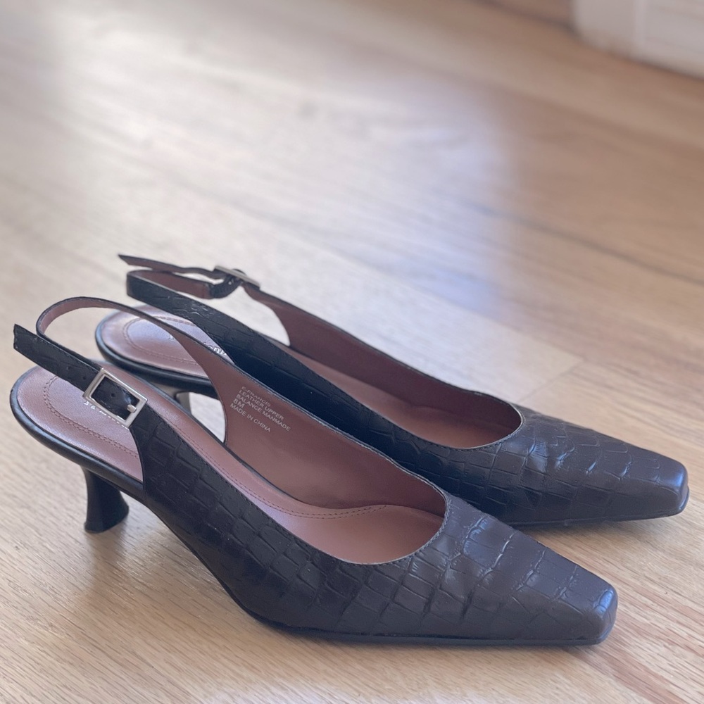 Etienne Aigner Shoes | Etienne Aigner Women Slingback High Heels Shoes | - Picture 1 of 7